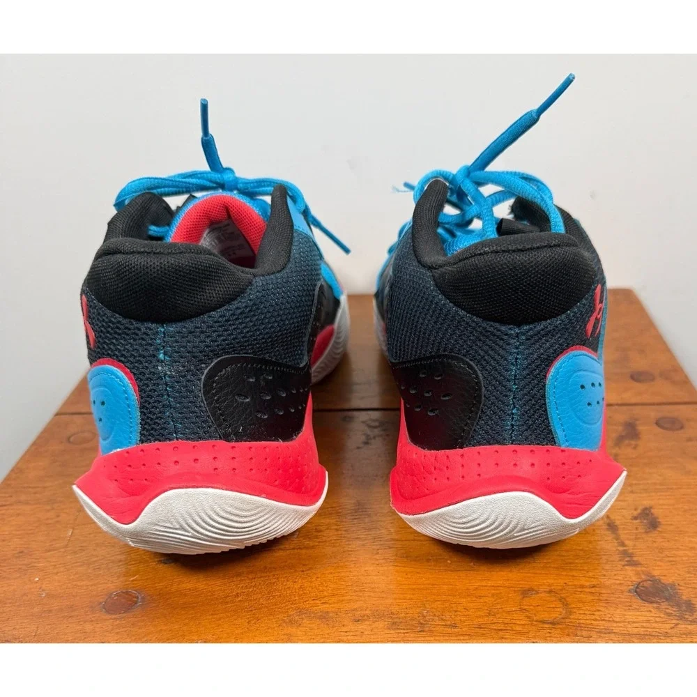 Under‎ Armour Jet '23 Basketball Shoe's Men's 12 Blue/Red Style# 3026634-401